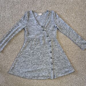 Altar'd State Heather Gray Knit Dress